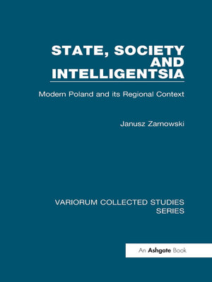 cover image of State, Society and Intelligentsia